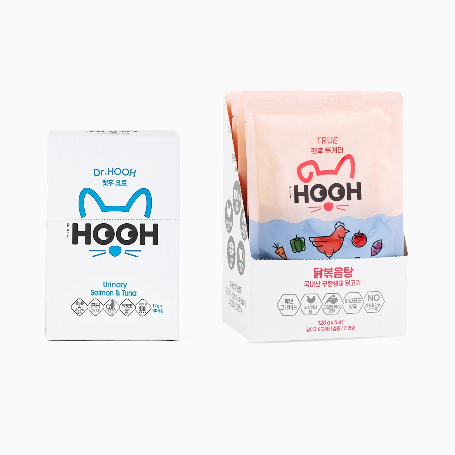 [영양세트] 펫후 Dr.HOOH 고양이 영양제 4종 (30개입) + 투게더 보양식 600g